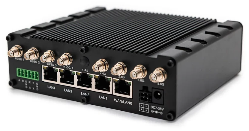 T300-1800 Wi-Fi 6 industrial router with multi-WAN failover