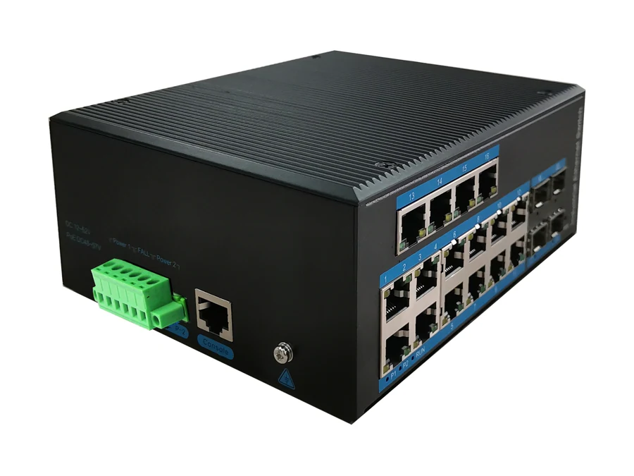 LBT416BGSP-SFP Sixteen PoE+ ports with four SFP uplinks
