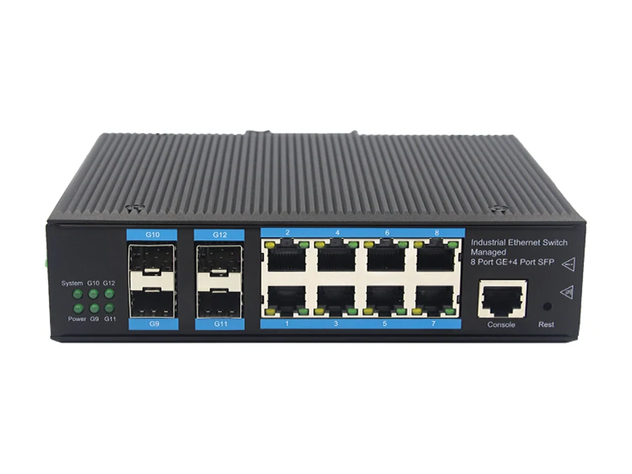 LBT48GS-M-SFP 8-port managed switch with four SFP uplinks